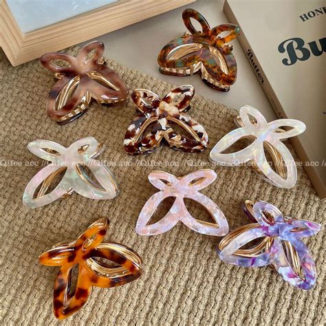 Jual Town Shell Ally Korean Metal Pattern Hair Claw Jepit Rambut