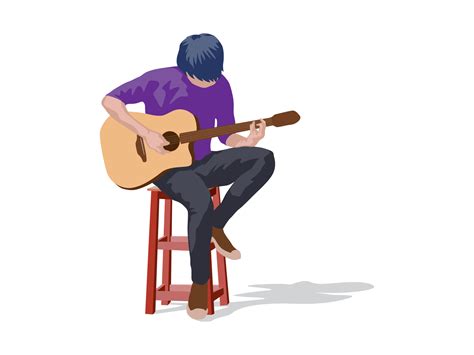 Jazz musicians playing guitar on illustration graphic vector 3612389 ...