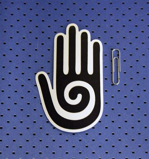 Hopi Healers Hand Reiki Healing Hand Bumper Sticker Etsy Healing