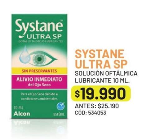 Systane Ultra Sp Soluci N Oft Lmica Lubricante Ml Oferta En Cruz Verde