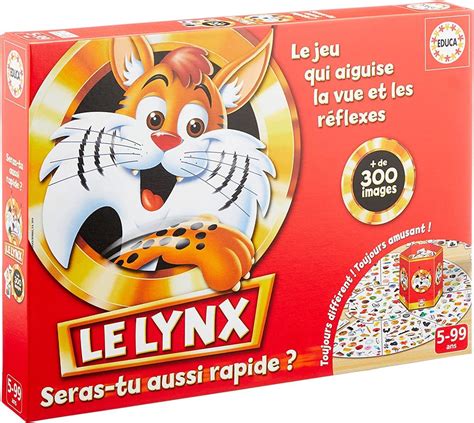 Jeu Classique Educa Le Lynx Images Jeux Classiques Achat Prix