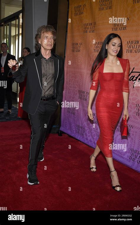 New York Usa 22nd June 2023 Mick Jagger And Melanie Hamrick Attend