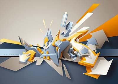 Graffiti Letters: 3d graffiti art 01