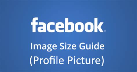 Facebook Profile Picture Dimension ~ Facebook Tutor