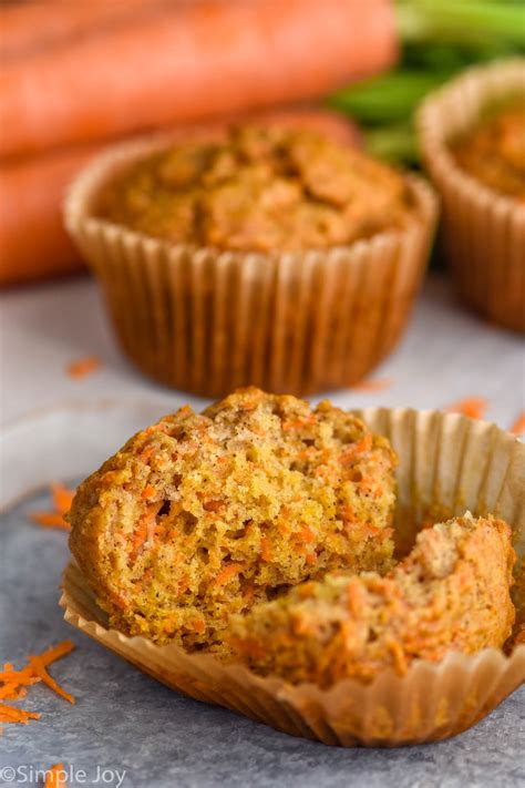 Carrot Cake Muffins - Simple Joy