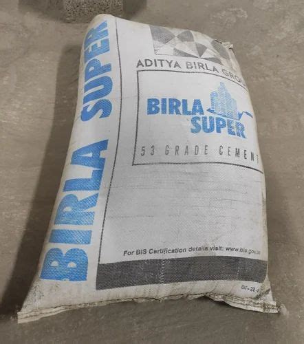 Birla Super Cement At Bag Birla Cement In Bengaluru Id