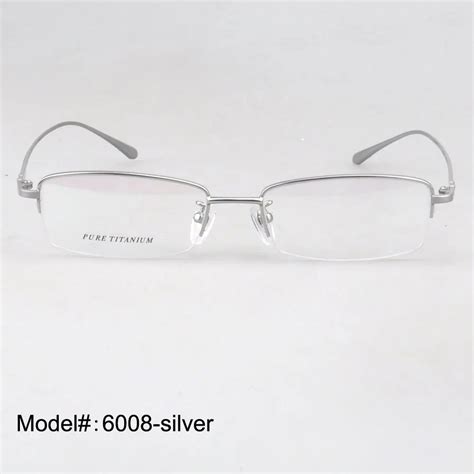 6008 2 colors choice pure titanium eyeglasses 100% titanium spectacles ...