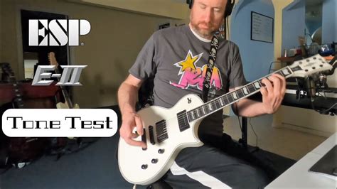 ESP E II Eclipse Tone Test YouTube