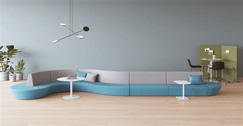 Designing An Office Layout With A Modular Sofa Vergodesign