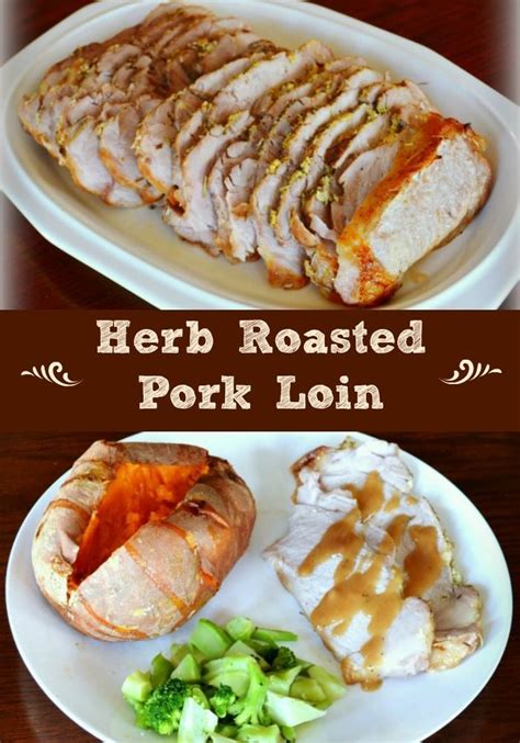 Herb Roasted Pork Loin Wondermom Wannabe Pork Loin Roast Pork Loin