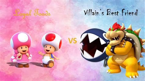 Mario Tennis Aces Toadette Toad Vs Bowser Chain Chomp Loyal