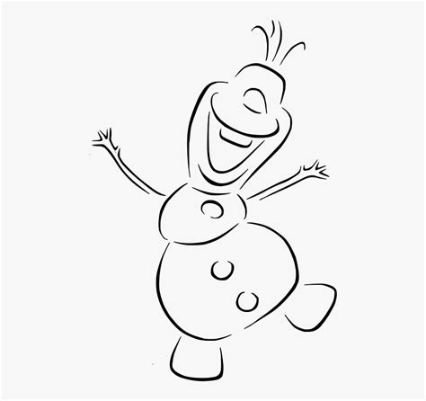 Olaf Clipart Png Download Olaf Outline Transparent Png