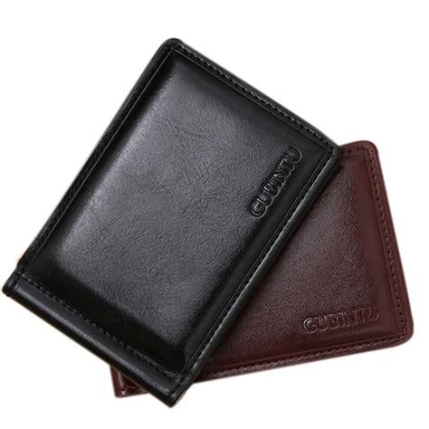 Mens Trifold Leather Wallet With Coin Pocket Semashow