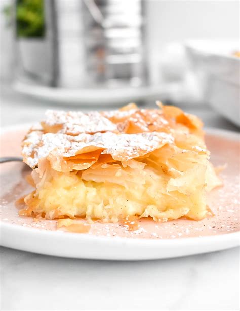 Easy Greek Bougatsa Recipe | Deporecipe.co