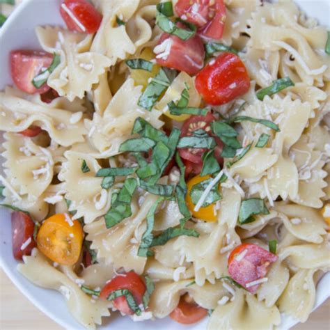 Bruschetta Pasta Salad Recipe