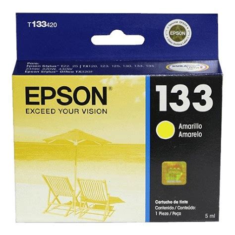 CARTUCHO EPSON T133420 AL AMARILLO T22 TX120 Oficomer