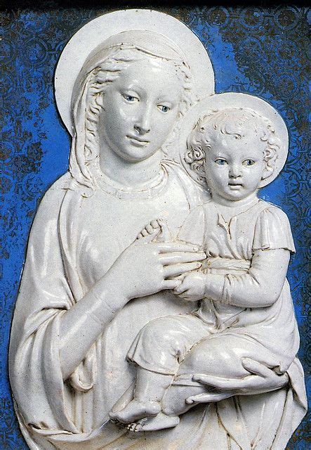 Luca Della Robbia Madonna Col Bambino Detta Di Santa Maria Nuova