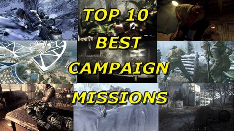 Top 10 Best Call Of Duty Campaign Missions Call Of Duty History