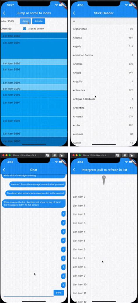 Top Flutter Slideable List Swipeable List Grouped List Alphabet List