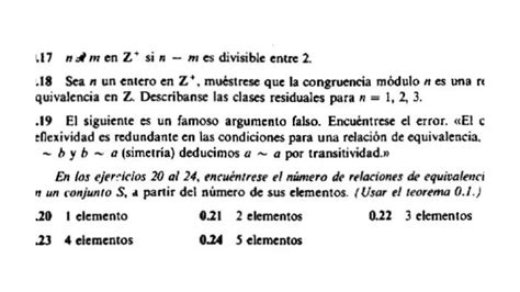 Particiones Y Relaciones De Equivalencia Pdf