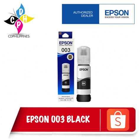 Genuine Epson 003 Inks 65ml Ciss Bottle Shopee Philippines