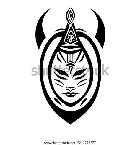 Goddess Samoan Tribal Tattoo Design Vector Stock Vector (Royalty Free ...