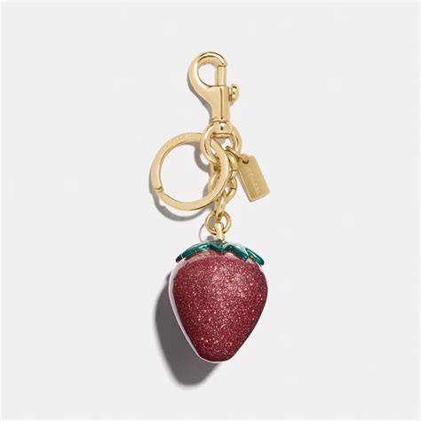 Coach Outlet Coach Outlet Strawberry Bag Charm