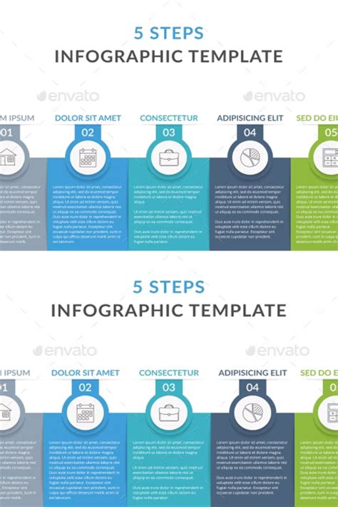 5 Steps Infographics Masterbundles