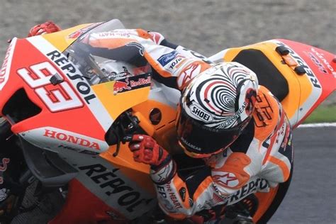 Foto Hasil FP2 MotoGP Jepang Marquez Tercepat Di Tengah Hujan