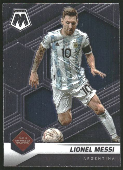 2021 22 Panini Mosaic Road To The Fifa World Cup Qatar 10 Lionel Messi