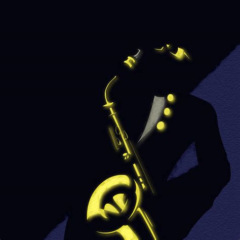 Sax Player Silhouette by batokage on DeviantArt