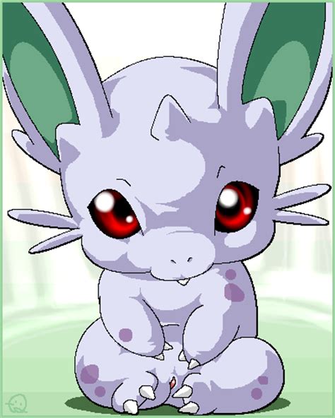 Rule 34 Color Female Female Only Feral Front View Meru Nidoran Nidoran♀ Nude Pokemon Red Eyes