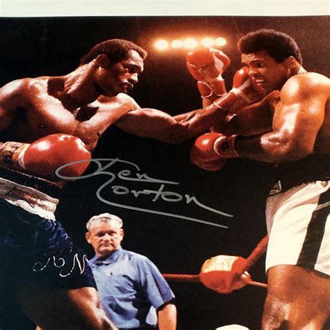 Lot - Muhammad Ali vs. Ken Norton 16" x 20" Photo SIGNED w/ Certificate of Authenticity