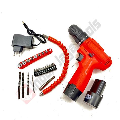 Jual Promo Hdt Cdd Mesin Bor Cas Charger V Cordless Drill Hdt