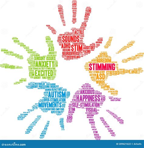 Stimming Word Cloud Stock Vector Illustration Of Noises 209621622