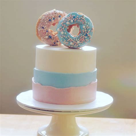 Donut Gender Reveal Cake Artofit