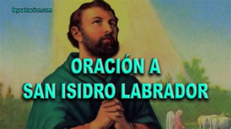 Oraci N A San Isidro Labrador Fe Y Salvaci N Fe Y Salvaci N