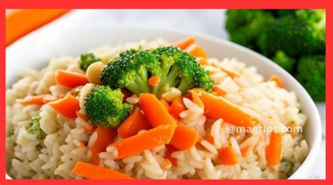 Receita de Arroz Brócolis e Cenoura