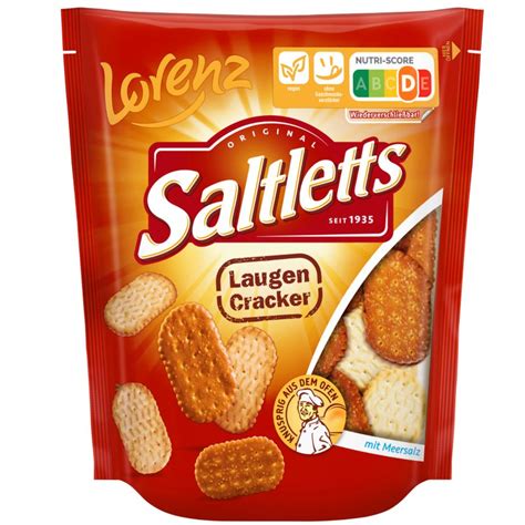 Lorenz Saltletts Laugen Cracker Mit Meersalz 150g Beutel