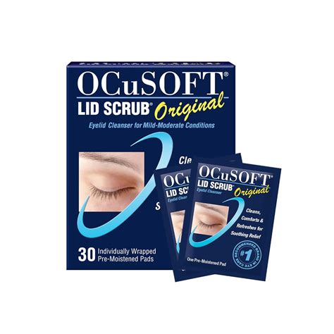 Ocusoft Lid Scrub Original Eyelid Cleanser Pre Moistened