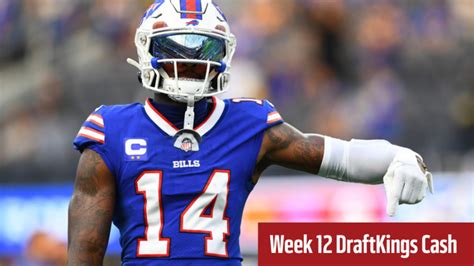 Week 12 Draftkings Cash Game Picks Draft Sharks