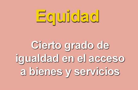 U1 EFICIENCIA Y EQUIDAD Equidad