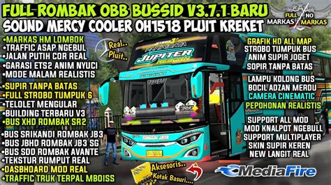 SPESIAL OBB BUSSID TERBARU V3 7 1 SOUND MERCY COOLER ETS2 Graffic Hd