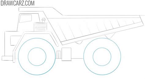 How to Draw a Dump Truck