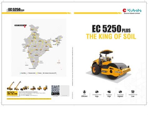 Escort Kubota EC5250 Soil Vibratory Compactor At Rs 2700000 In New