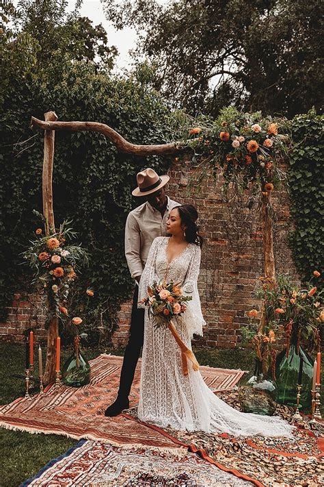 ‘earthy Bohemian Cosy Intimate And Romantic Autumnal Wedding Inspiration Boho Wedding Blog