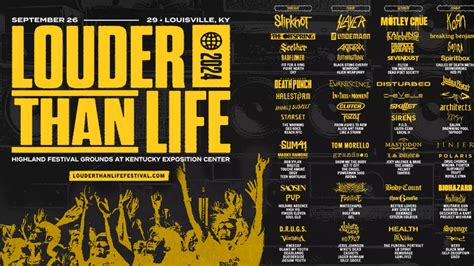 Louder Than Life 2024 Lineup Schedule Dates Tickets