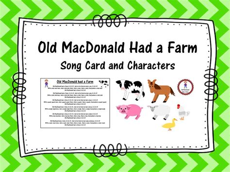 Old Macdonald Had A Farm Printable