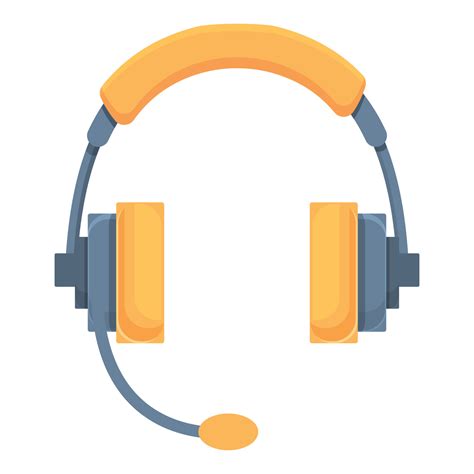 Gaming Headset Icon Cartoon Vector Sport Gamer Vector Art At