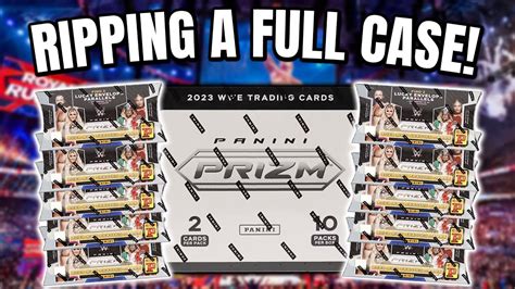 RIPPING A FULL CASE TEN 130 BOXES 2023 Panini Prizm WWE Lucky